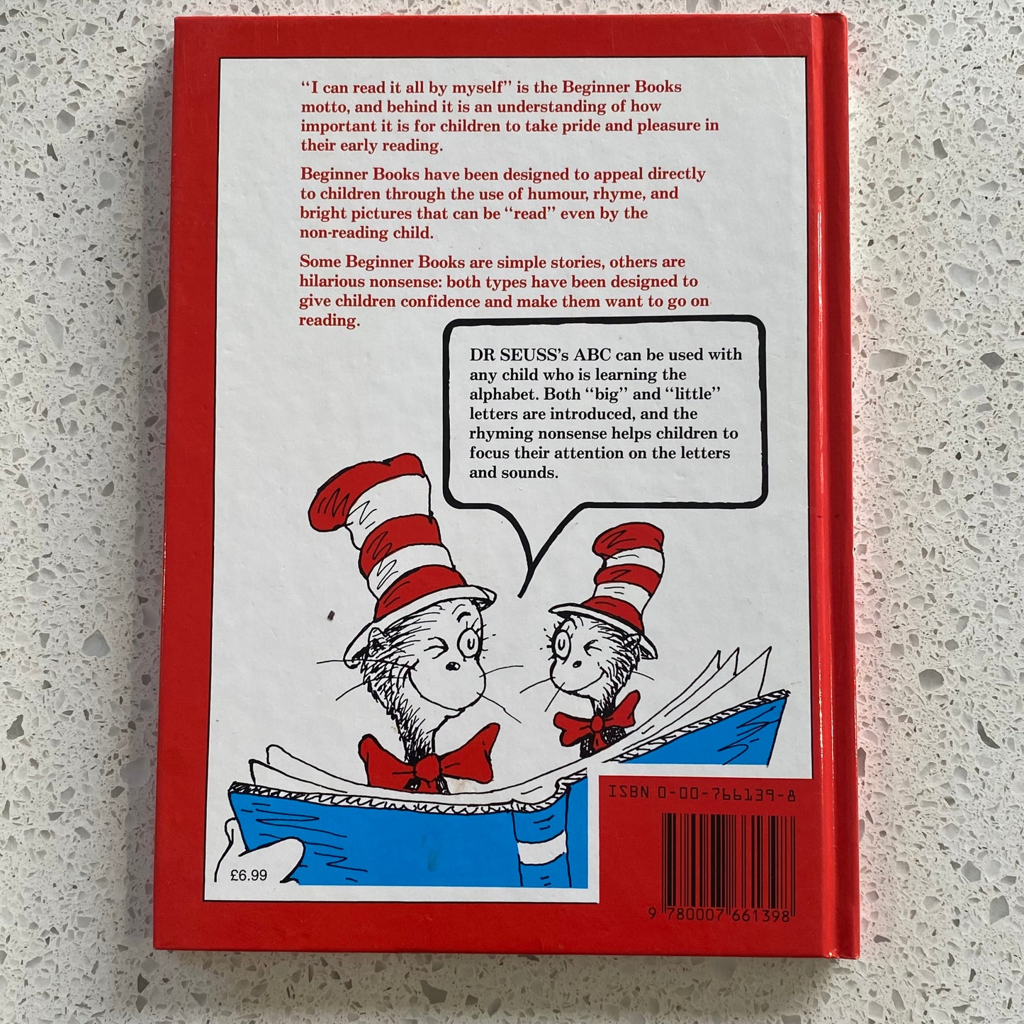 Dr Seuss's ABC Dr Seuss Book Hardcover GD
