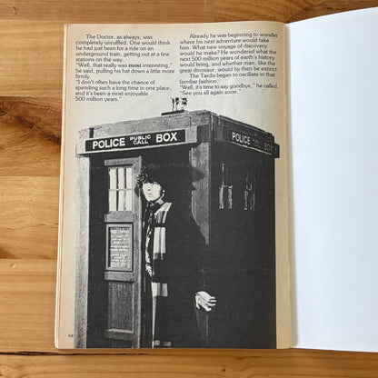 Doctor Who Discovers Prehistoric Animals & Early Man Vintage Paperbacks GD