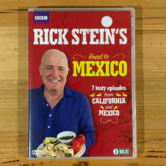 Rick Stein Cookery DVD Mexican French and Mediterranean Bundle PAL 2/4 VGC