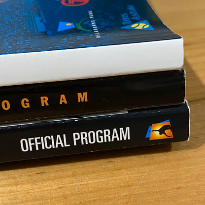 Australian Open Tennis Official Programs 1998, 2003 and 2003 VGC