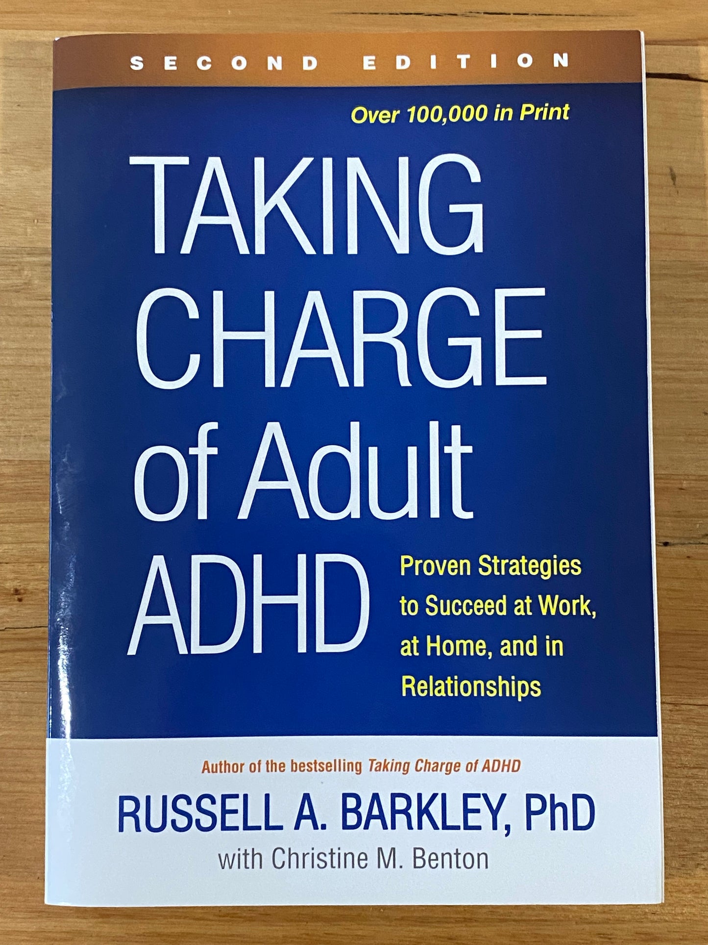 Taking Charge Of Adult ADHD 2nd Edition by Russell A. Barkley Paperback 2022 VGC