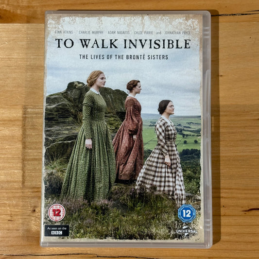 To Walk invisible DVD The Lives Of The Bronte Sisters PAL 2 VGC