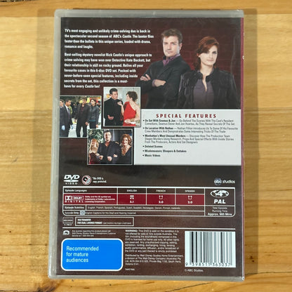 Castle Seasons 2 and 4 DVD Nathan Fillion PAL 4 Both New and Sealed