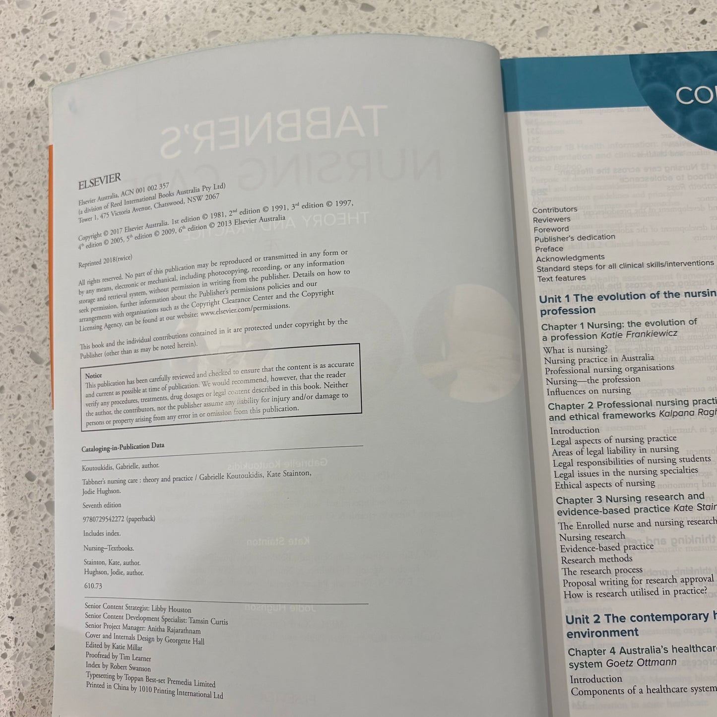 Tabbner's Nursing Care Theory and Practice 7th Edition GD