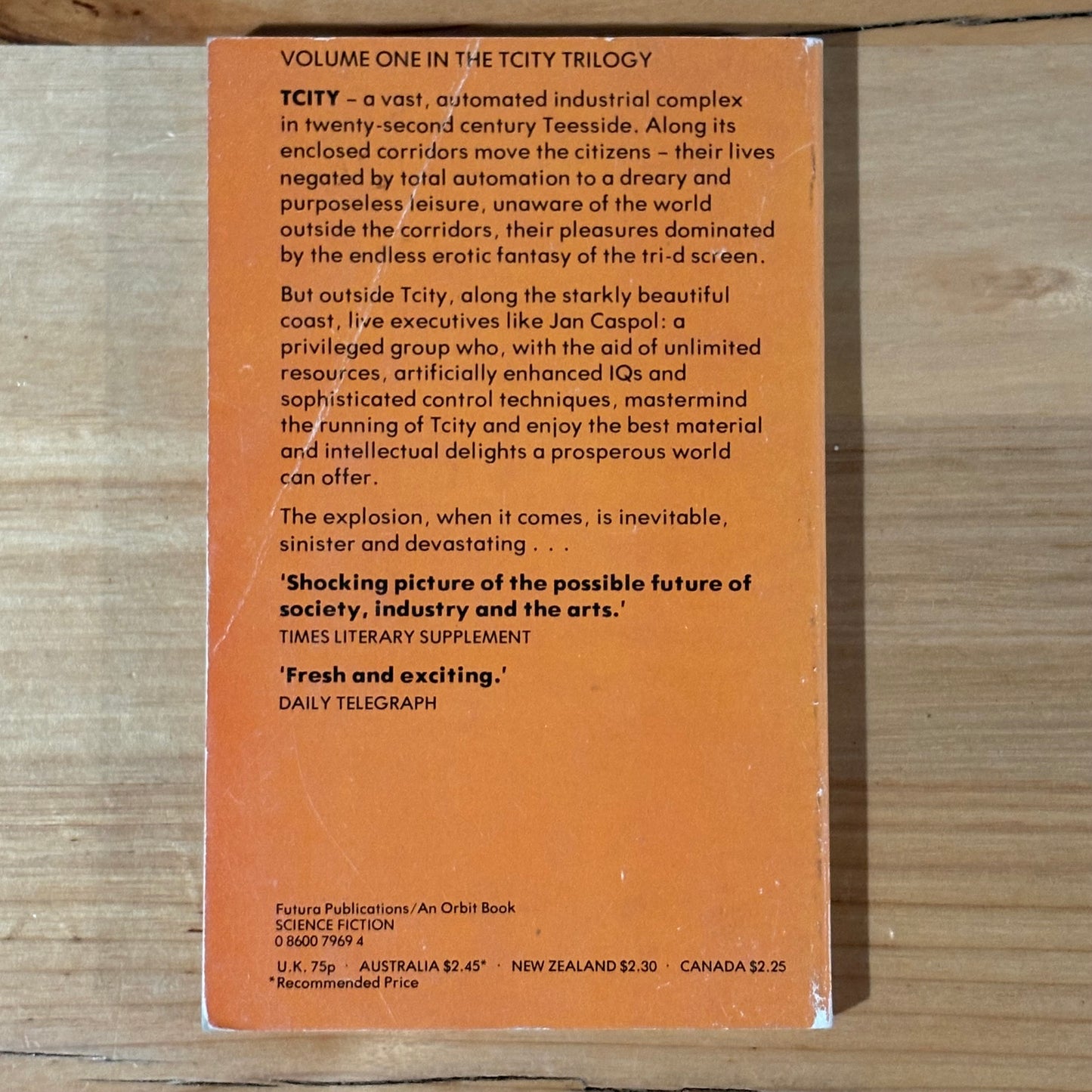 The Tcity Trilogy Mark Adlard Paperback Interface Volteface Multiface 1977