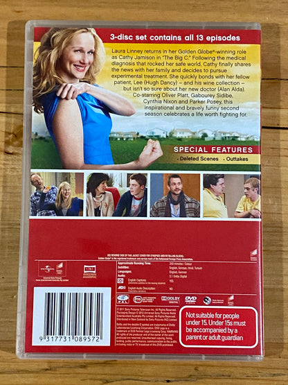 The Big C Complete Set DVD Seasons 1-4 Laura Linney PAL 4 VGC