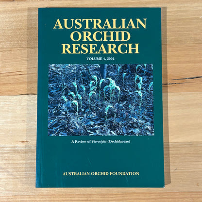 Australian Orchid Research Volume 4 Paperback Australian Orchid Foundation 2002 GD