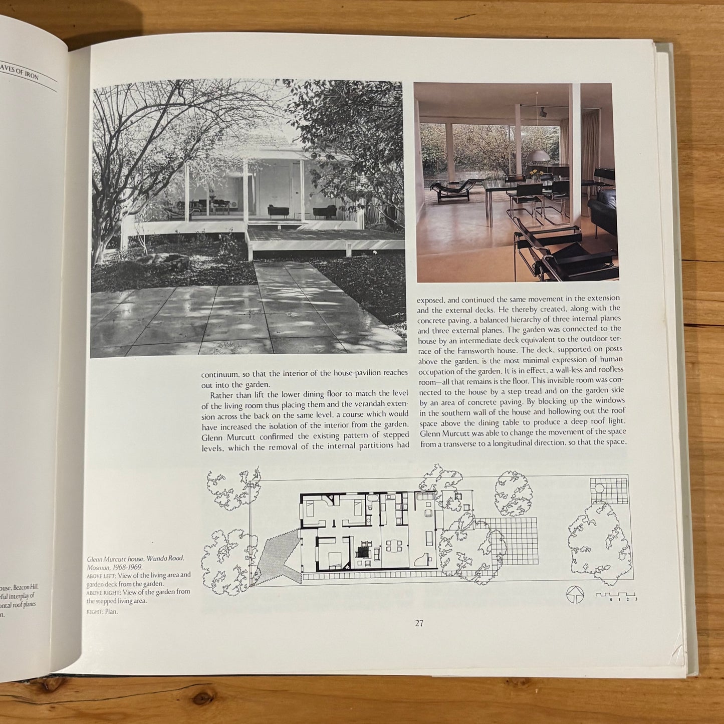 Leaves of Iron Glenn Murcott Pioneer Australian Architecture Hardcover 1985 GD