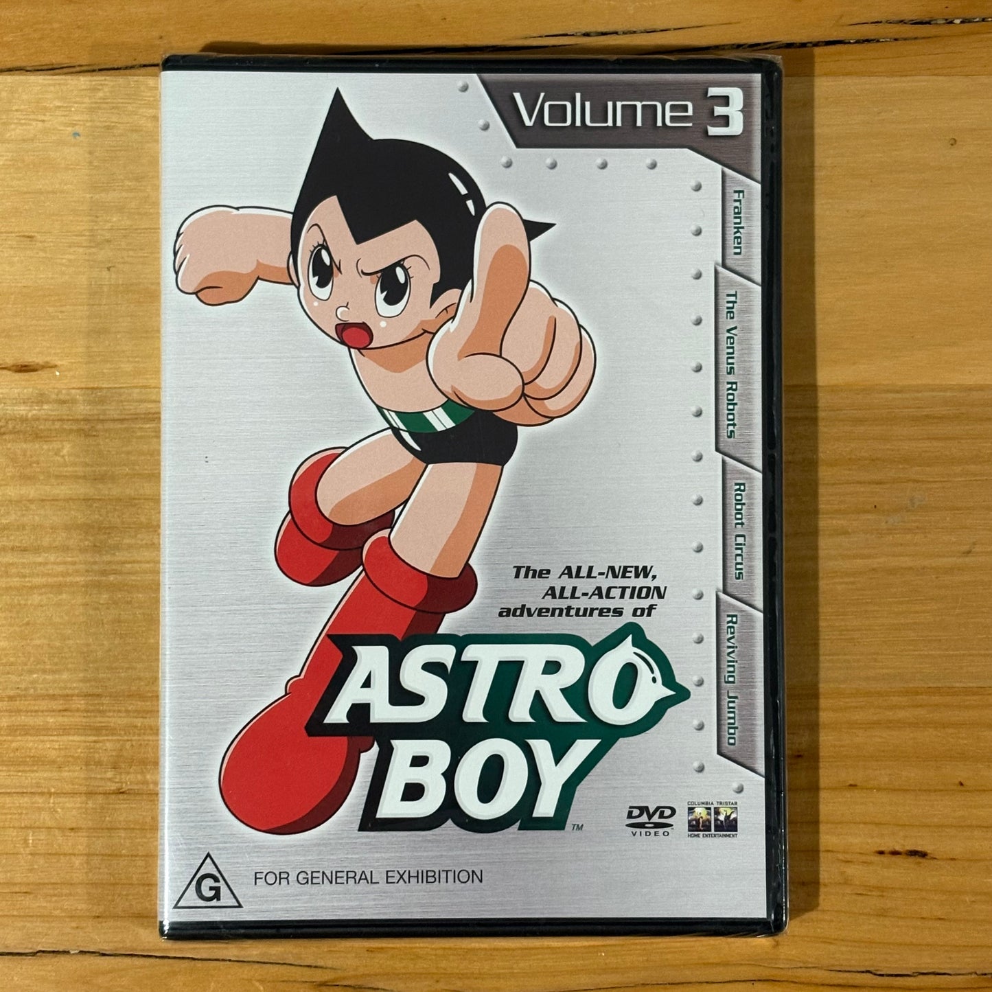 Astro Boy Volumes 1-6 DVD 2003 TV Series PAL 4 VGC - Vol 3 is Sealed