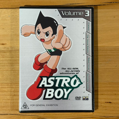Astro Boy Volumes 1-6 DVD 2003 TV Series PAL 4 VGC - Vol 3 is Sealed