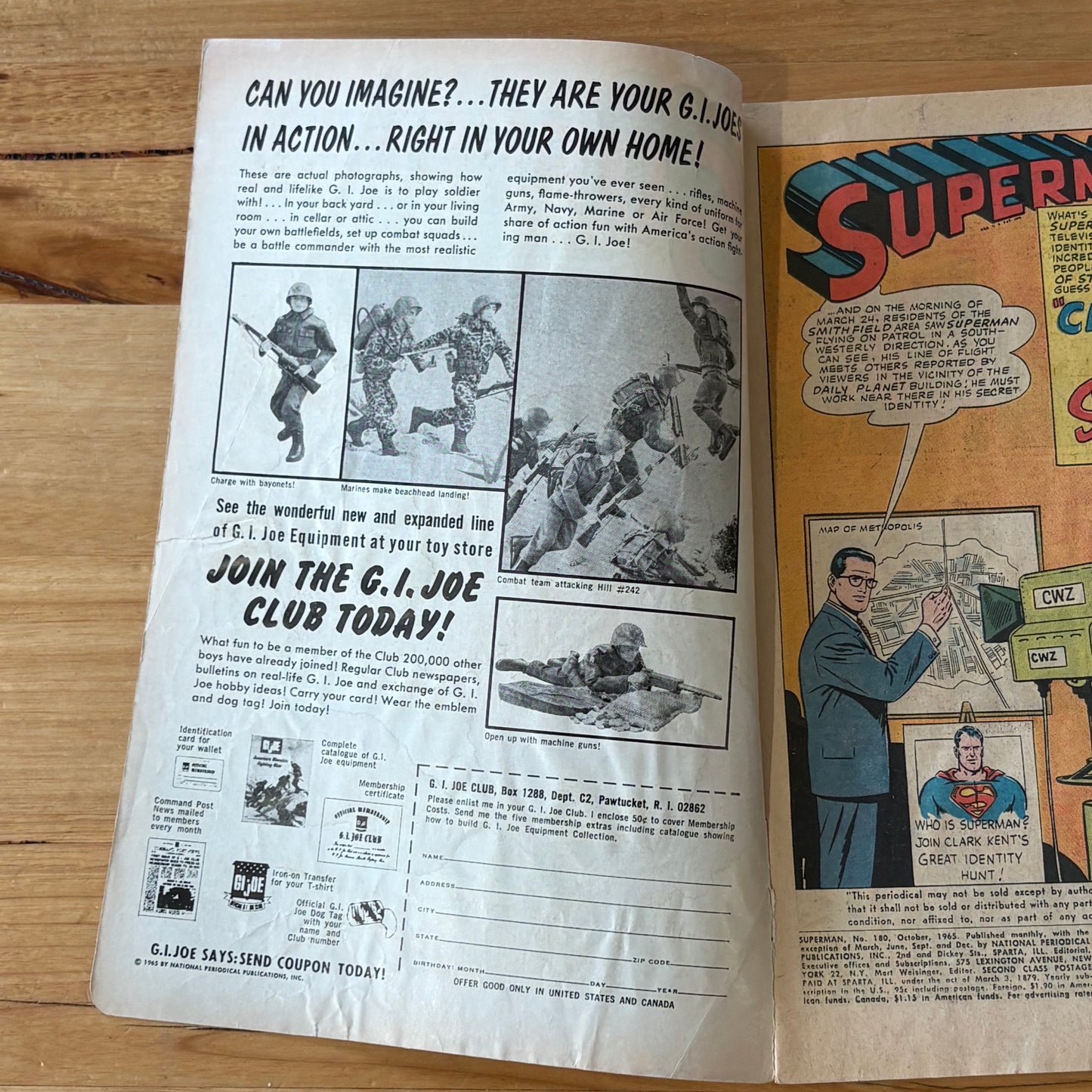 Superman (1939) #180 FR DC Comics Silver Age