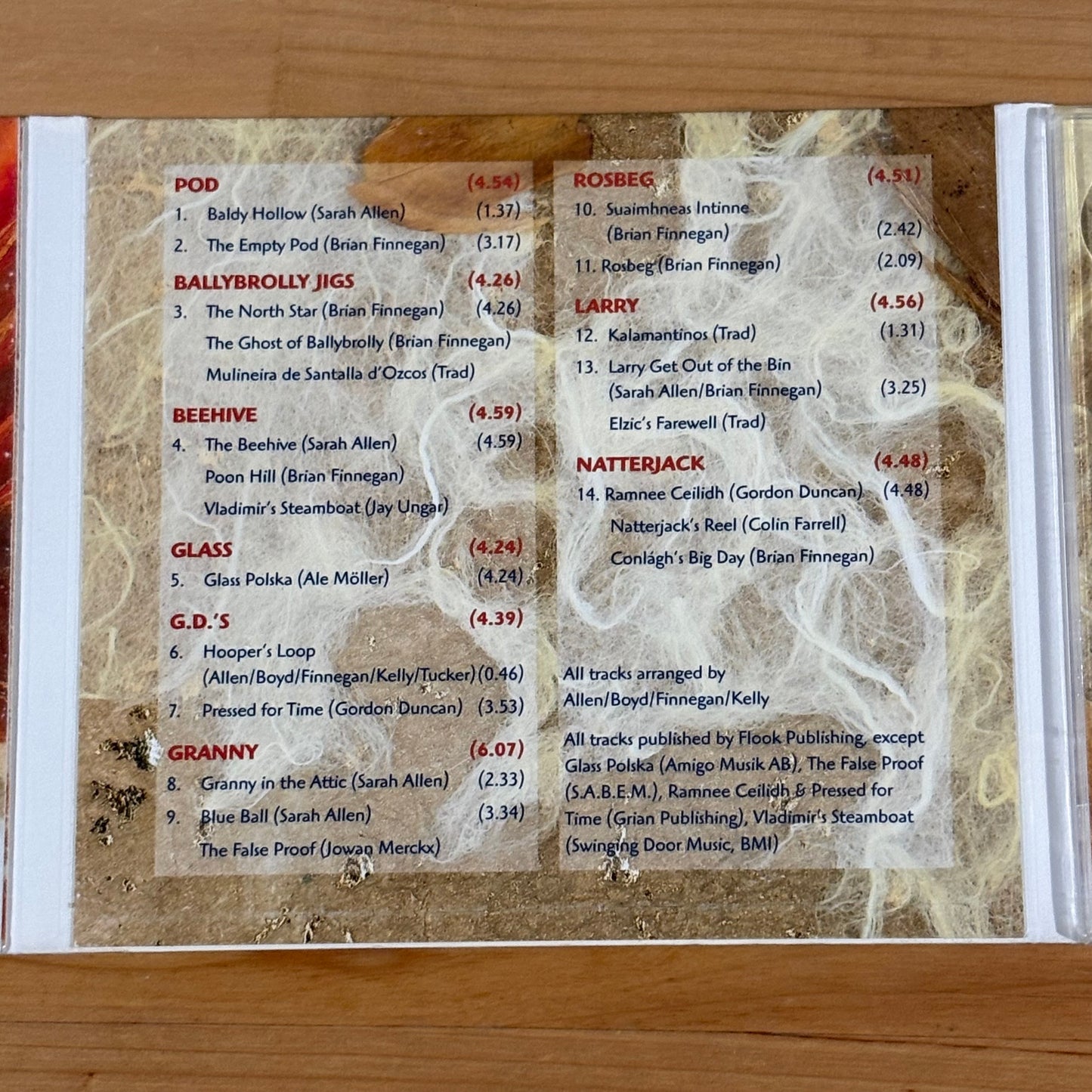 Rubai by Flook SIGNED CD Anglo-Irish instrumental Folk Music 2002 GD