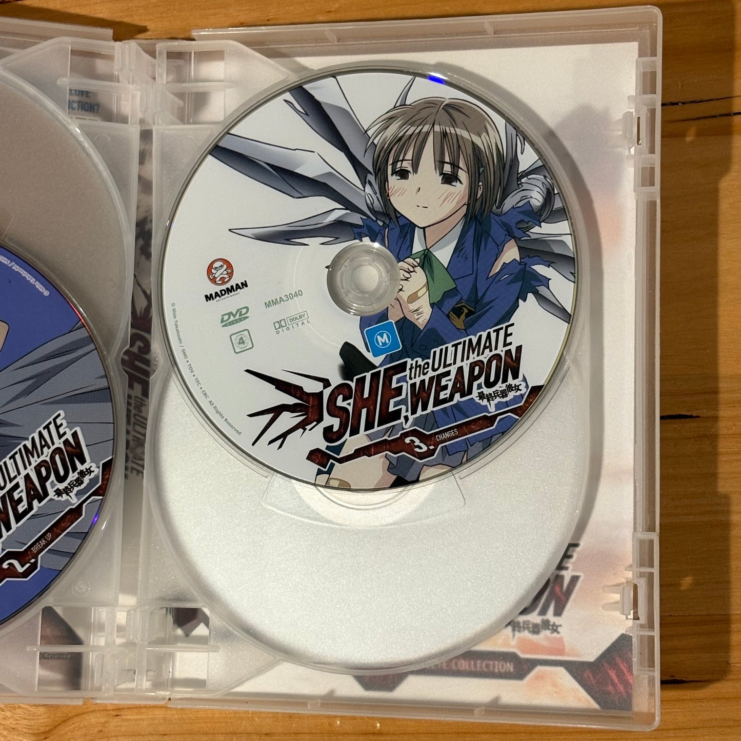 She, The Ultimate Weapon Complete Collection Anime DVD 4-Disc PAL 4 VGC