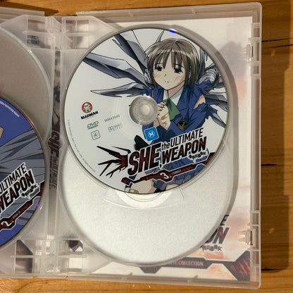 She, The Ultimate Weapon Complete Collection Anime DVD 4-Disc PAL 4 VGC