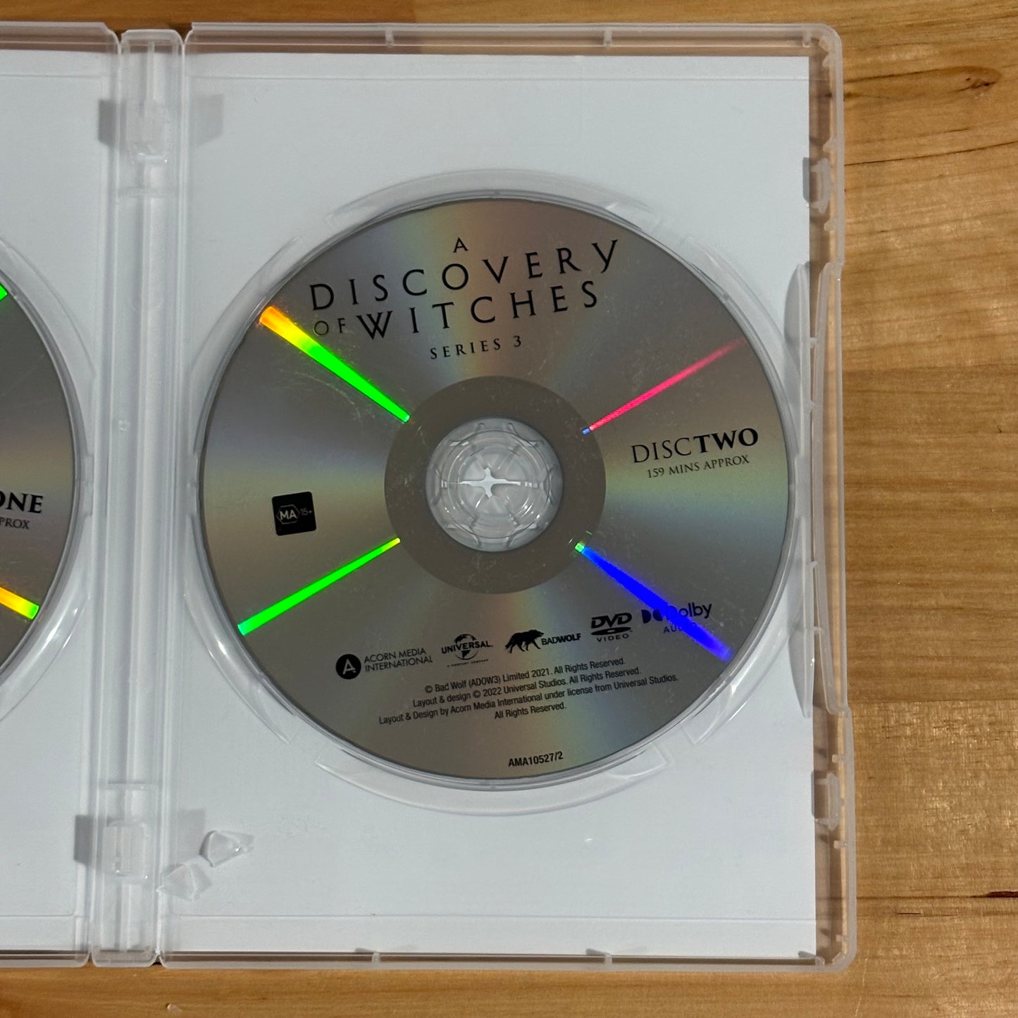A Discovery of Witches Series 1-3 Complete Set DVD Supernatural PAL 4 VGC