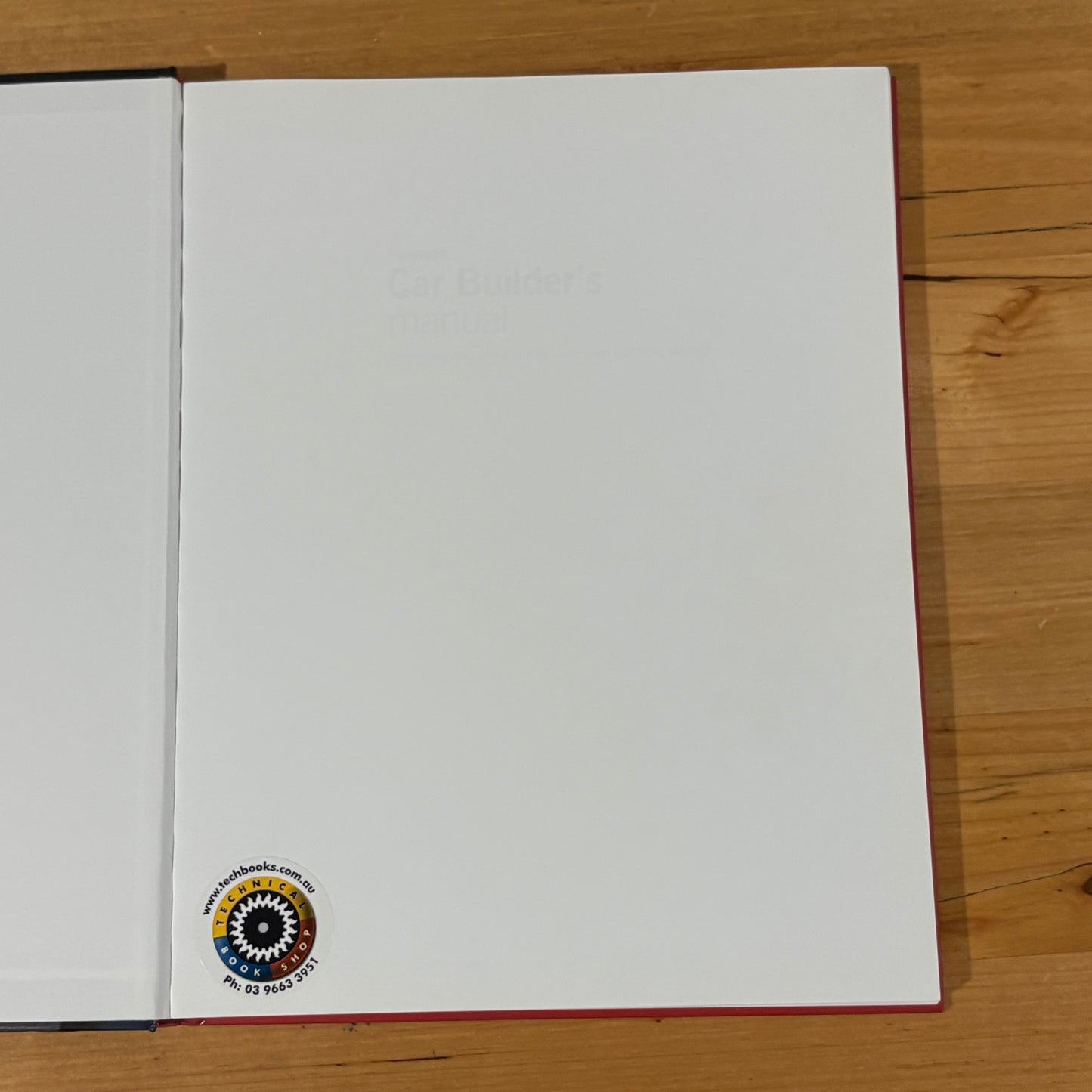 Haynes Car Builder's Manual Design a Car From Scratch Hardcover 2004 GD