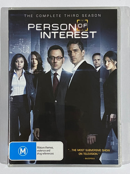 Person Of Interest Complete Seasons 1-5 DVD Every Episode PAL 4 VGC