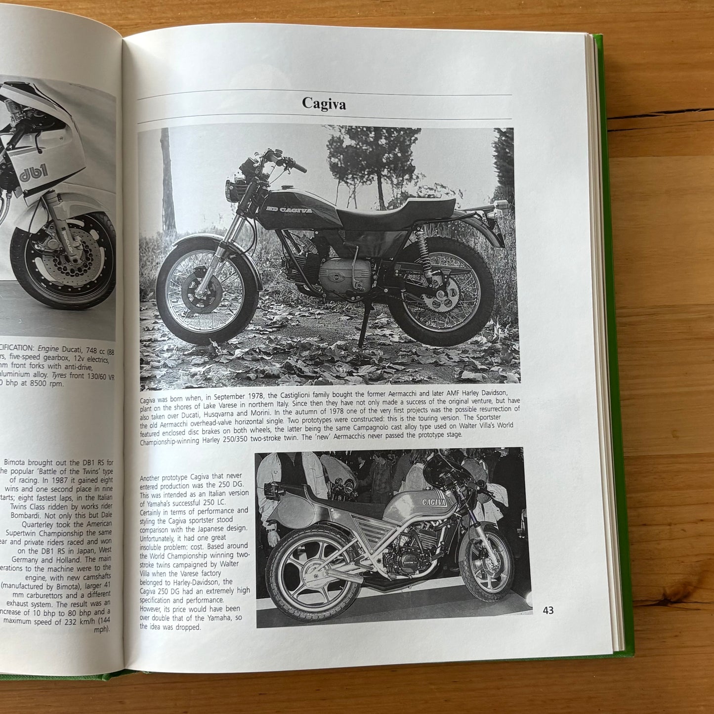 Mick Walker's Italian Classic Gallery The Road Bikes Hardcover 1991 GD