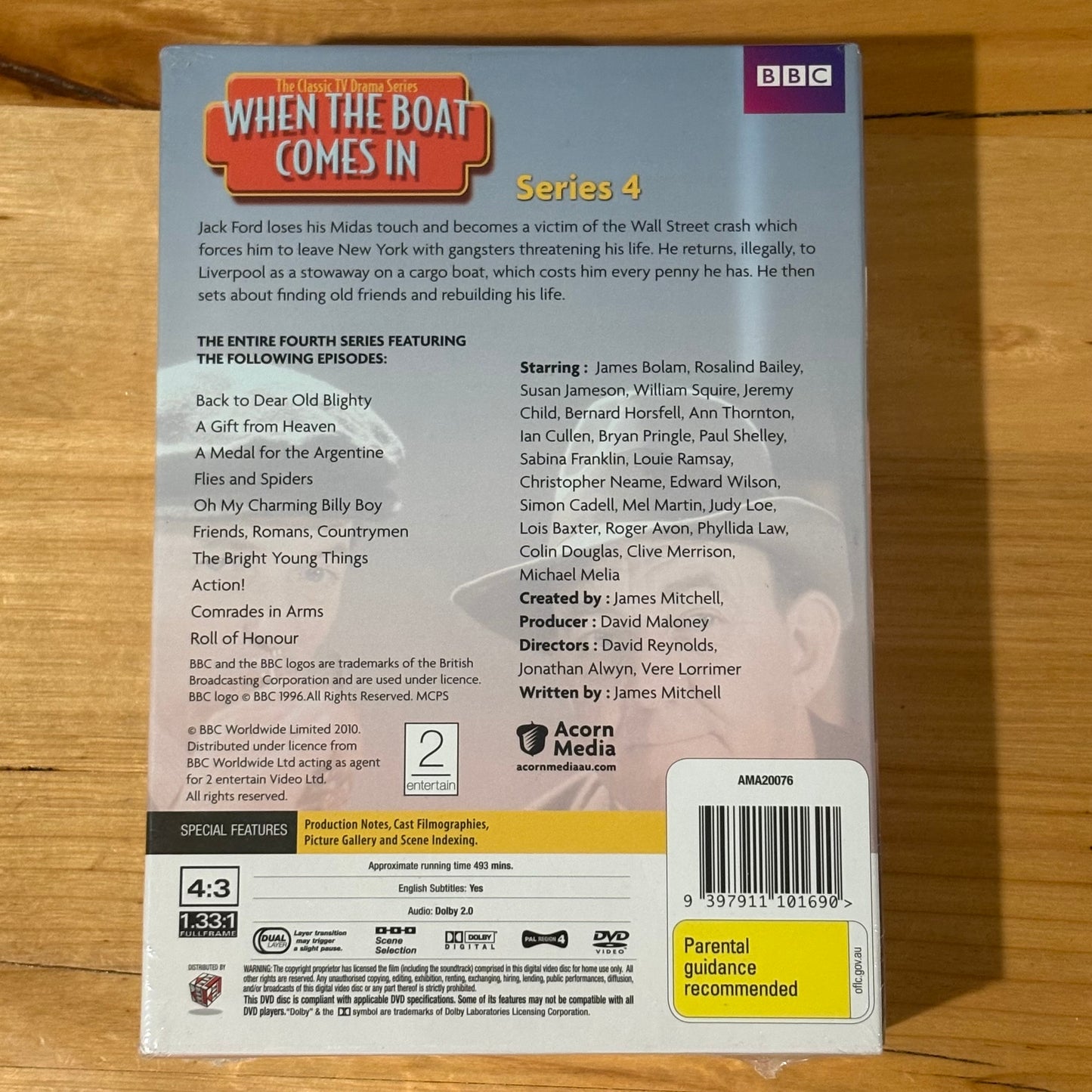 When The Boat Comes In Complete DVD BBC PAL 4 VGC Series 4 is New Sealed