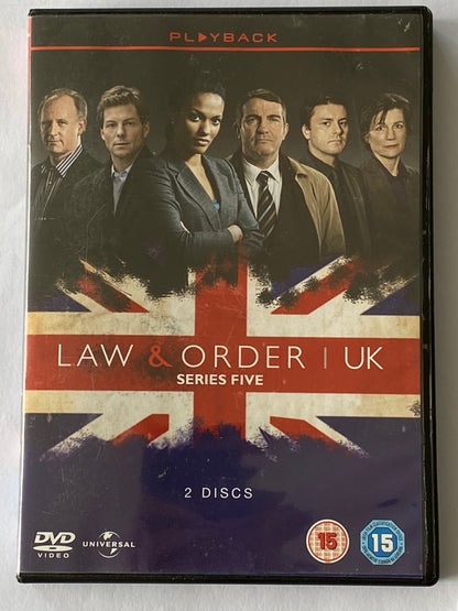 Law & Order UK Series 1 & 5 DVD ITV British Crime Drama 2-Disc Sets PAL 4 VGC