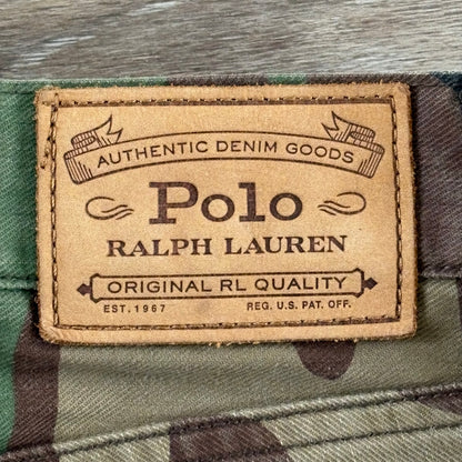 Polo Ralph Lauren Cargo Pants Camoflauge Pattern Mens Sz 82A Button Fly