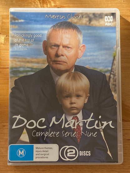 Doc Martin Complete Series Nine DVD Martin Clunes PAL 4 2-Disc VGC