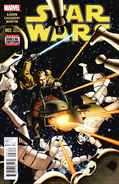 STAR WARS (2015) #3 CASSADAY 2ND PRINTING VARIANT