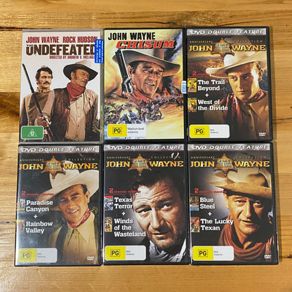 John Wayne Western Movie DVD Bundle 10 Movies PAL 4 New Sealed