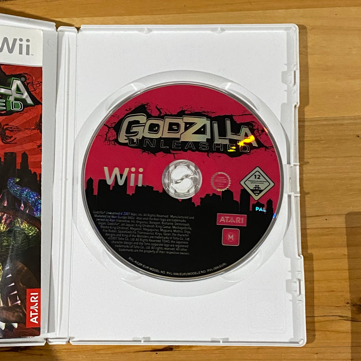 Wii Godzilla Unleashed With Manual Video Game VGC