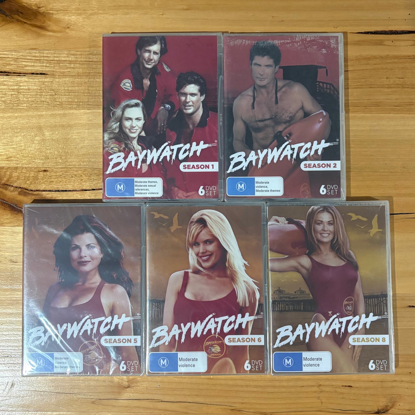 Baywatch Seasons 1,2,5,6 and 8 DVD NTSC 0 All New and Sealed