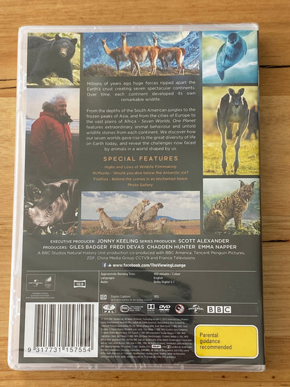 Seven Worlds One Planet DVD BBC Nature Documentary 3-Disc PAL 2,4 New Sealed