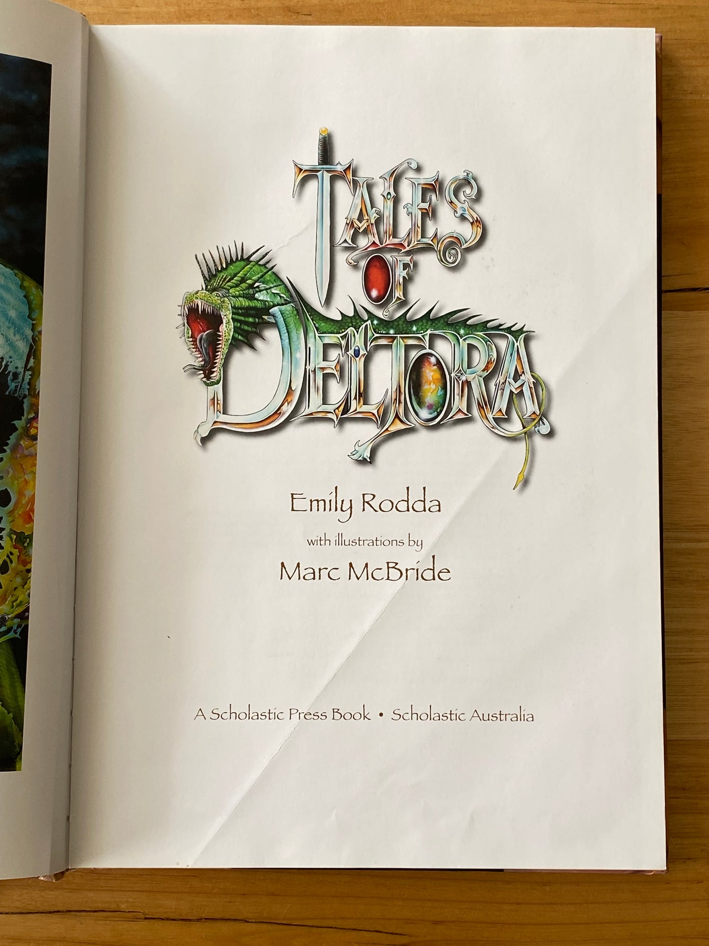 Tales of Deltora by Emily Rodda Marc McBride Hardcover 2005 GD