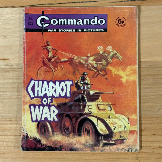 Commando War Comic #652 Chariot Of War 1972