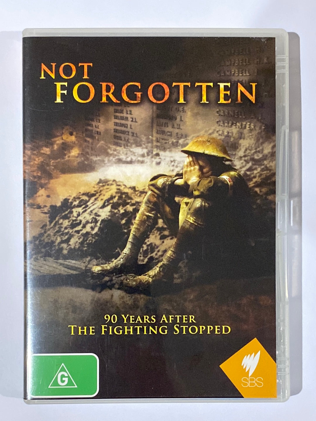 Not Forgotten: 90 Years After The Fighting Stopped DVD SBS TV VGC