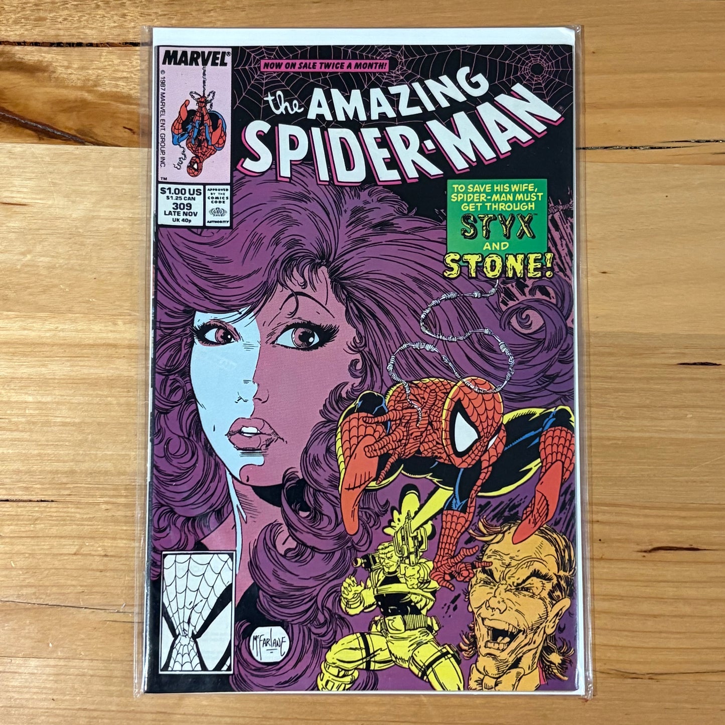 The Amazing Spider-man (1963) #309 Todd McFarlane Direct Edition (VF)