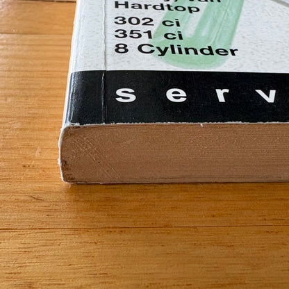 Gregory's Service and Repair Manual Falcon Fairlane 72-76 Softcover GD