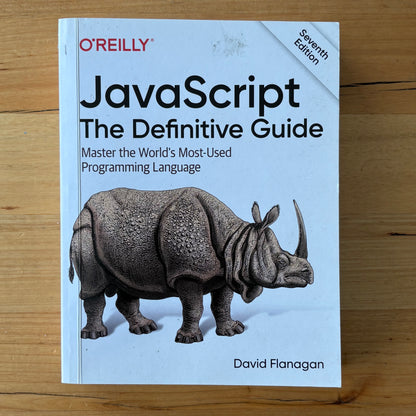 Javascript The Definitive Guide O'Reilly Books 7th Edition 2020 GD