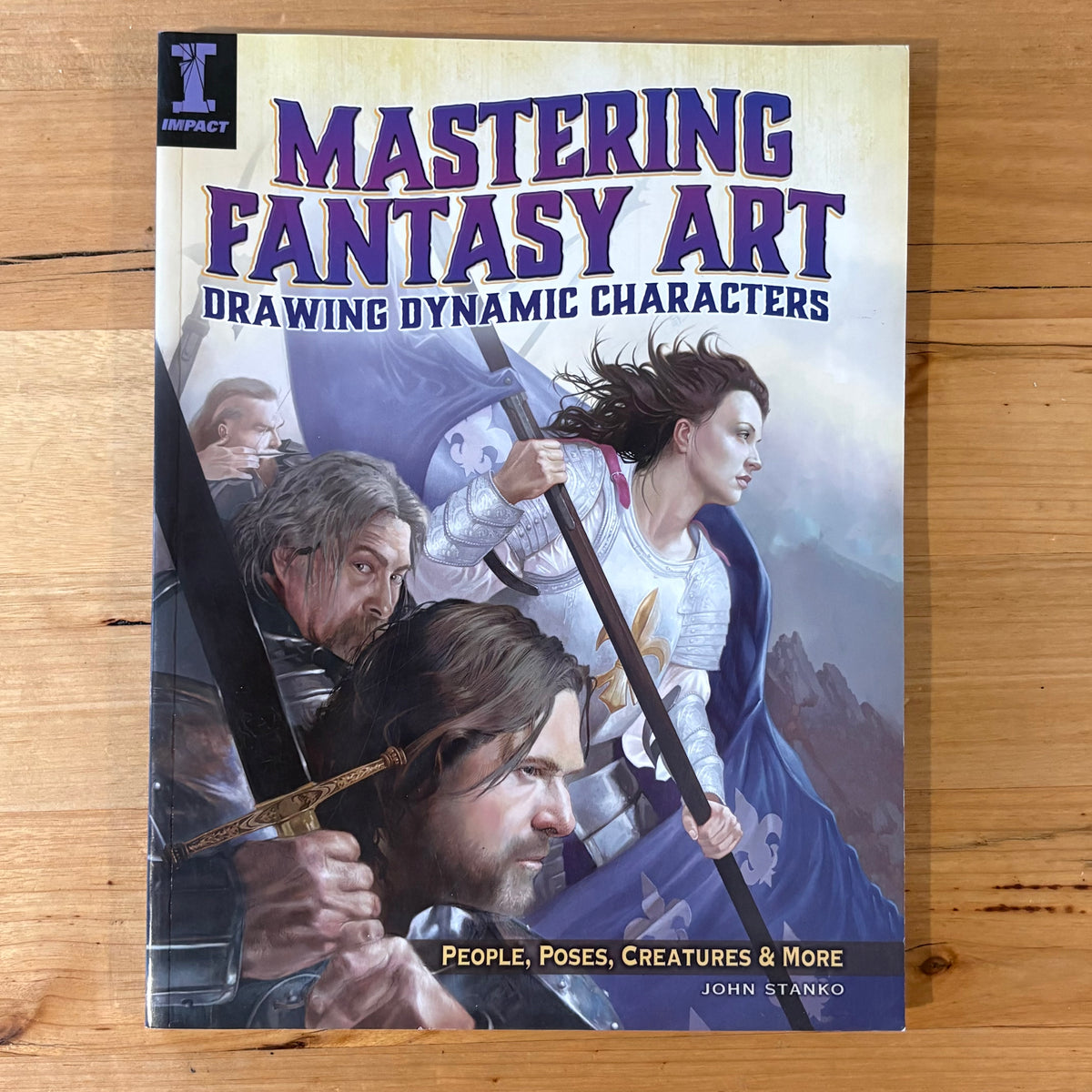 Mastering Fantasy Art Drawing Dynamic Characters by John Stanko Softcover GD