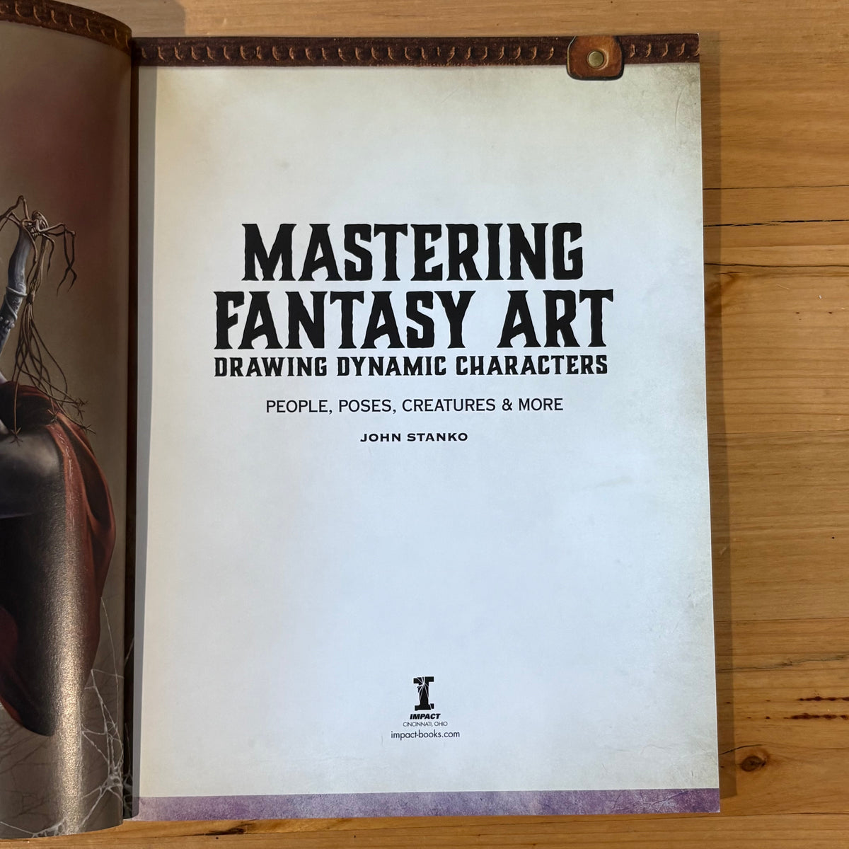 Mastering Fantasy Art Drawing Dynamic Characters by John Stanko Softcover GD