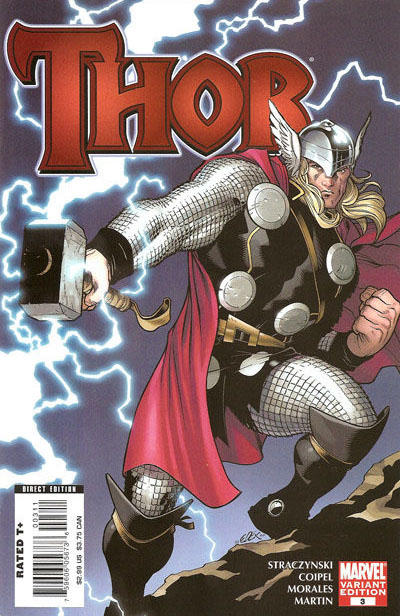 THOR (2007) #3 MCGUINNESS VARIANT (VF)