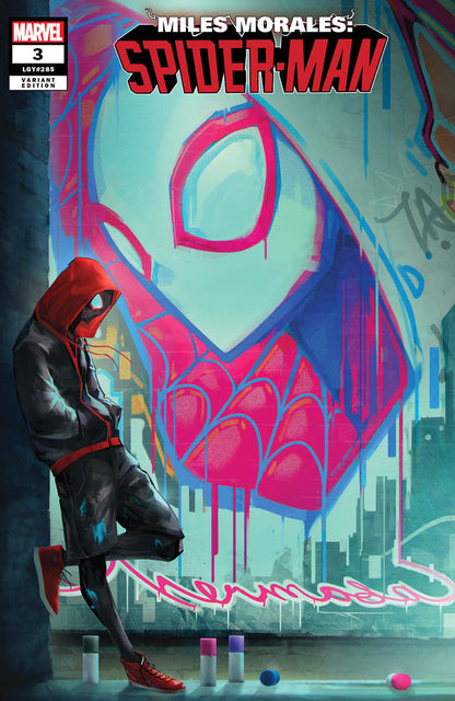 MILES MORALES: SPIDER-MAN (2023) #3 UNKNOWN COMICS IVAN TAO EXCLUSIVE GRAFFITI WALL VARIANT