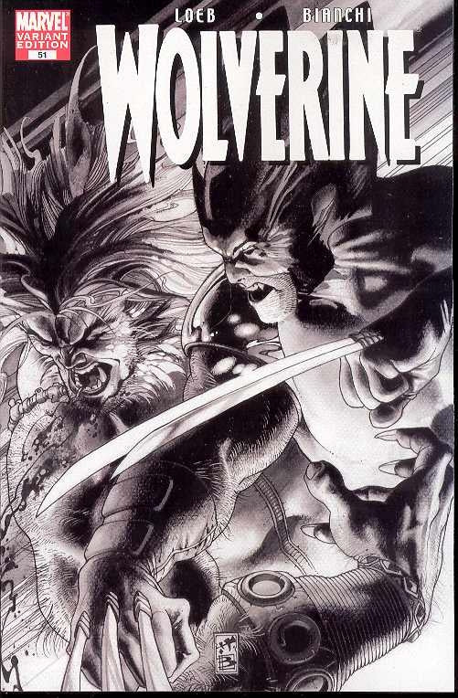 Wolverine (2003) #50 & 51 Simone Bianchi Black & White Variants (NM)