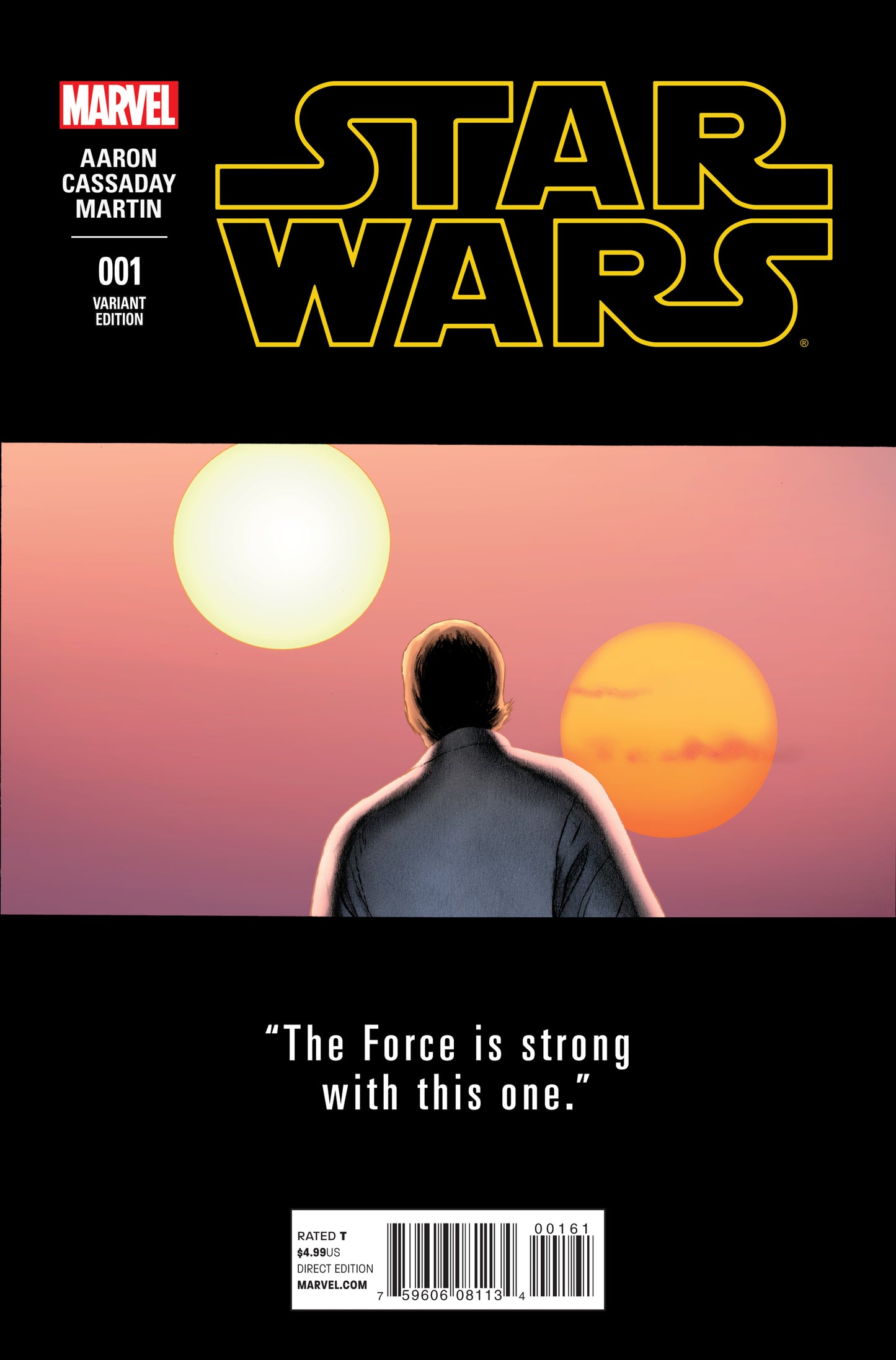 STAR WARS (2015) #1 CASSADAY TEASER 1:25 INCENTIVE VARIANT