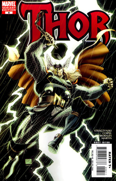 THOR (2007) #6 ARTHUR ADAMS VARIANT (VF)