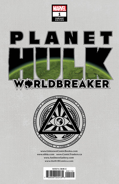 PLANET HULK: WORLDBREAKER (2023) #1 UNKNOWN COMICS MICO SUAYAN EXCLUSIVE VARIANT