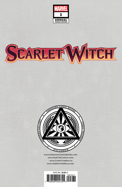 SCARLET WITCH ANNUAL #1 UNKNOWN COMICS R1C0 EXCLUSIVE VARIANT