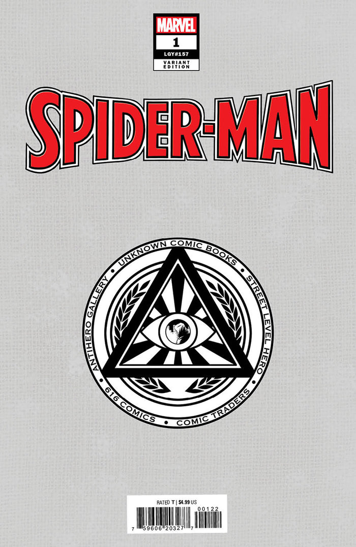 SPIDER-MAN (2022) #1 UNKNOWN COMICS R1C0 EXCLUSIVE VARIANT