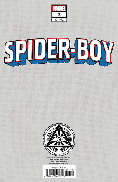 SPIDER-BOY (2023) #1 UNKNOWN COMICS KAARE ANDREWS EXCLUSIVE VARIANT