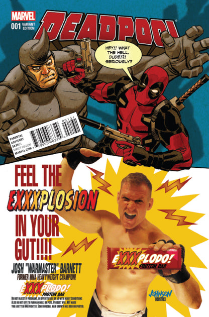 DEADPOOL (2015) #1 JOHNSON CANDY VARIANT