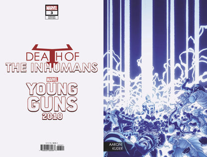 DEATH OF INHUMANS (2018) #3 KUDER YOUNG GUNS CONNECTING VARIANT